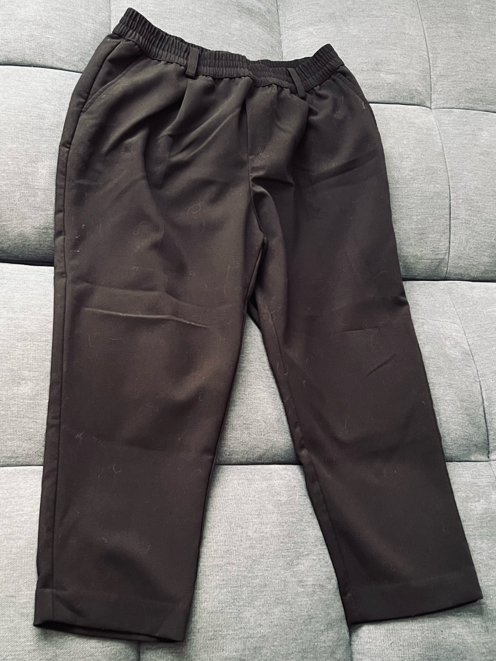Women’s Black Elastic Waist Pants